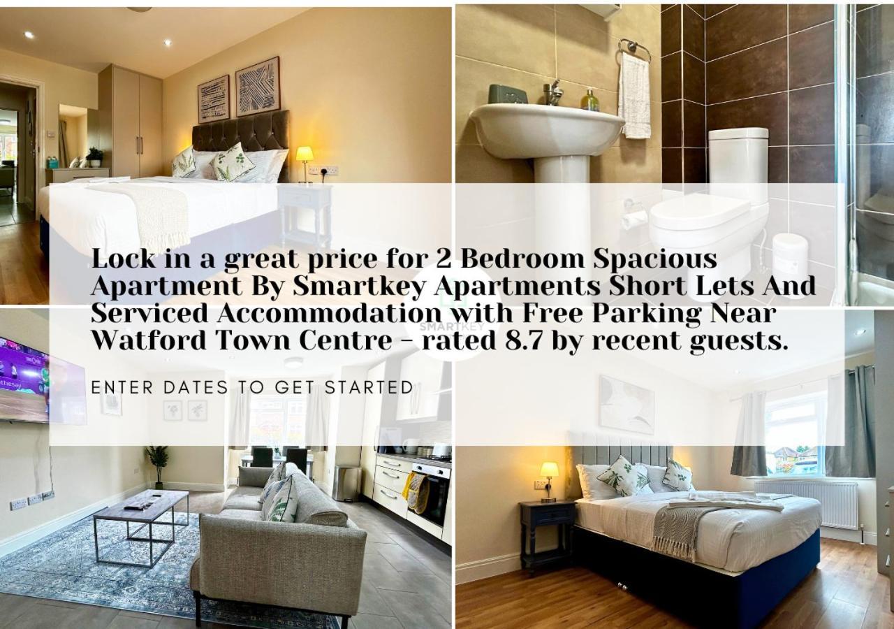 Modern 2 Bed 2 Bath Apartment Free Parking Вотфорд Екстер'єр фото